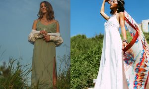 Outwear you can match with your maxi dress
