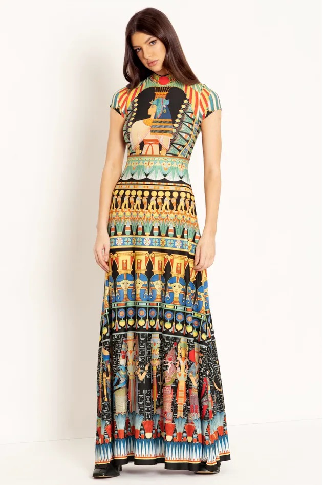egyption style maxi dress