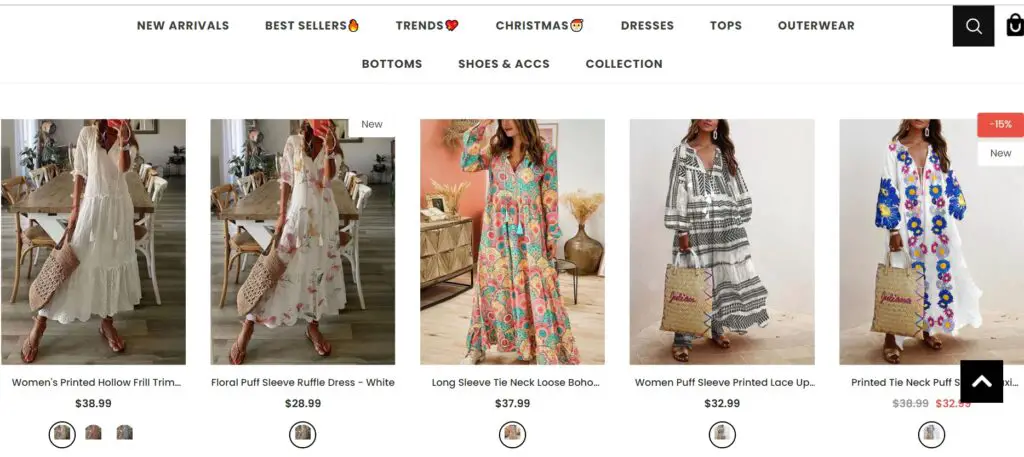 Maxi dresses you can find on Ursime