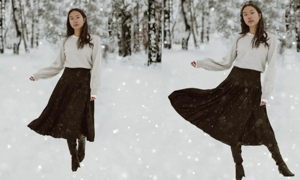 How to Wear Maxi Skirt in Winter